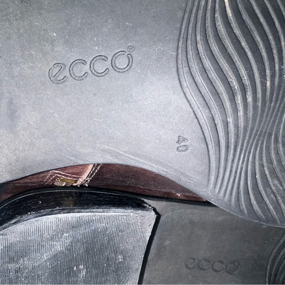 Ecco dark brown tall boots - Picture 5 of 5